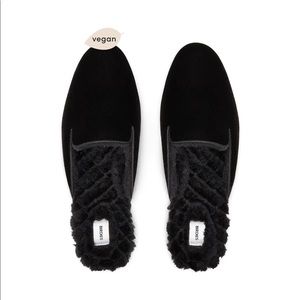 Birdies The Phoebe faux fur slipper size 9